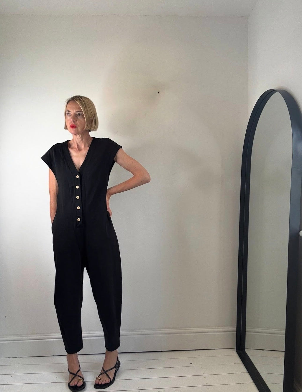 BEYOND NINE jersey jumpsuit