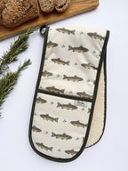 Double Oven Glove - 'Tickle Me' Trout