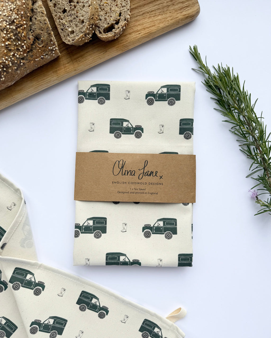 Tea Towel - 'A Rough Ride' Country Classic