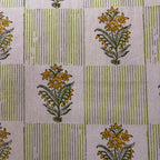 NEW LUNA MOSS hand block printed tablecloth