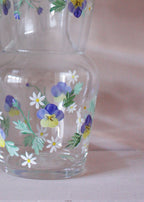 Pansy carafe & glass set