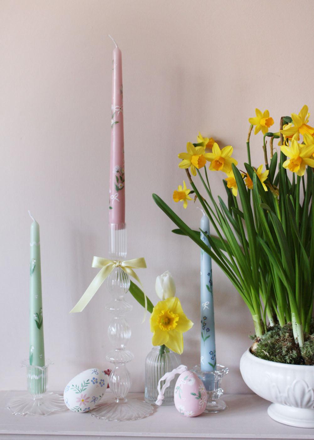 Cow parsley & Daisy candle