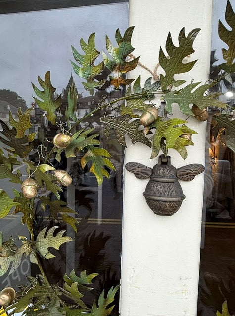 Oak Leaf & Acorn Metal Wreath