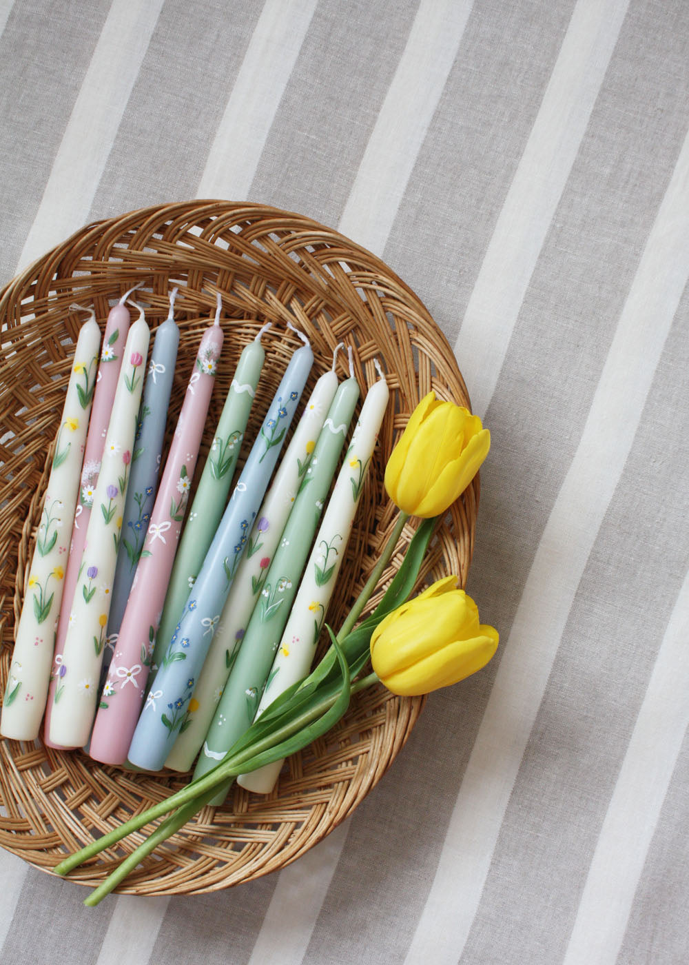 Cow parsley & Daisy candle