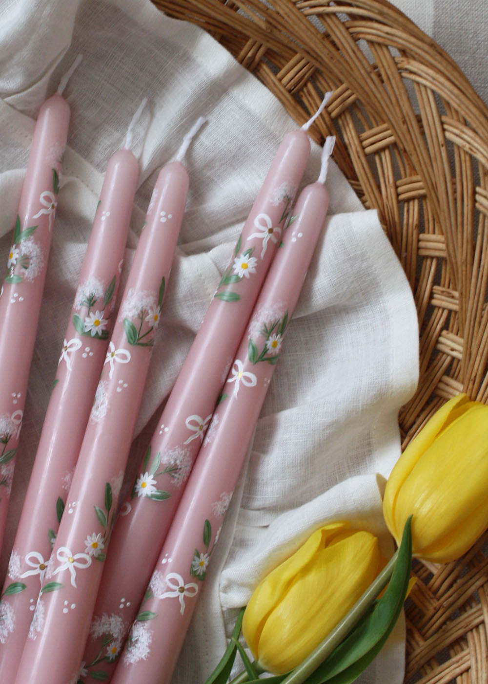 Cow parsley & Daisy candle