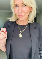 HERO sleeveless top, charcoal