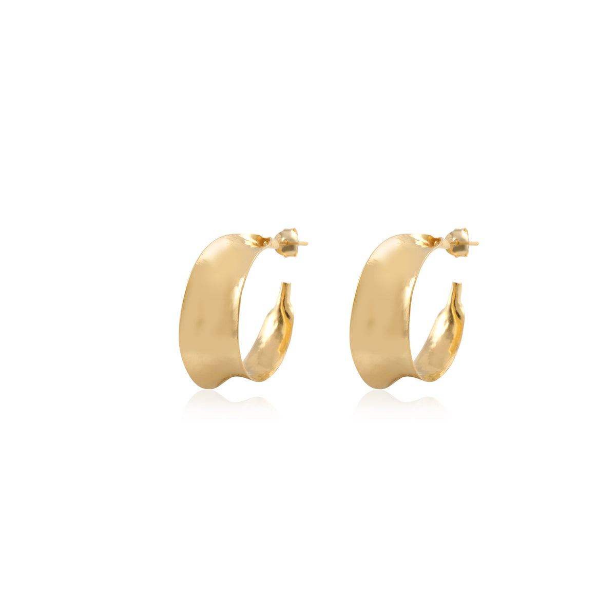 The Soho Hoops in Gold