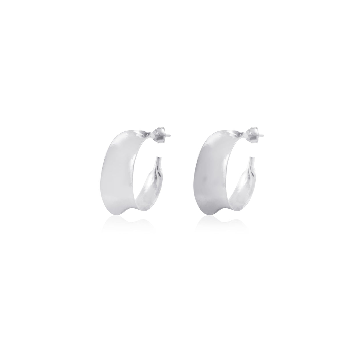 The Soho Hoops in Silver