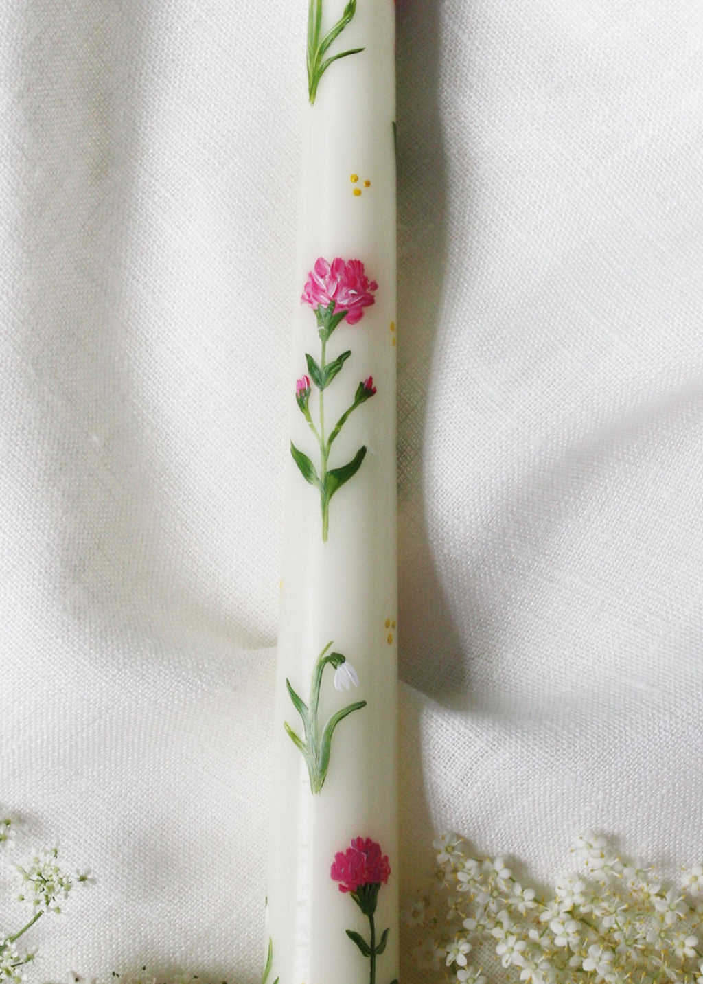 Birth flower January - Carnations & snowdrops