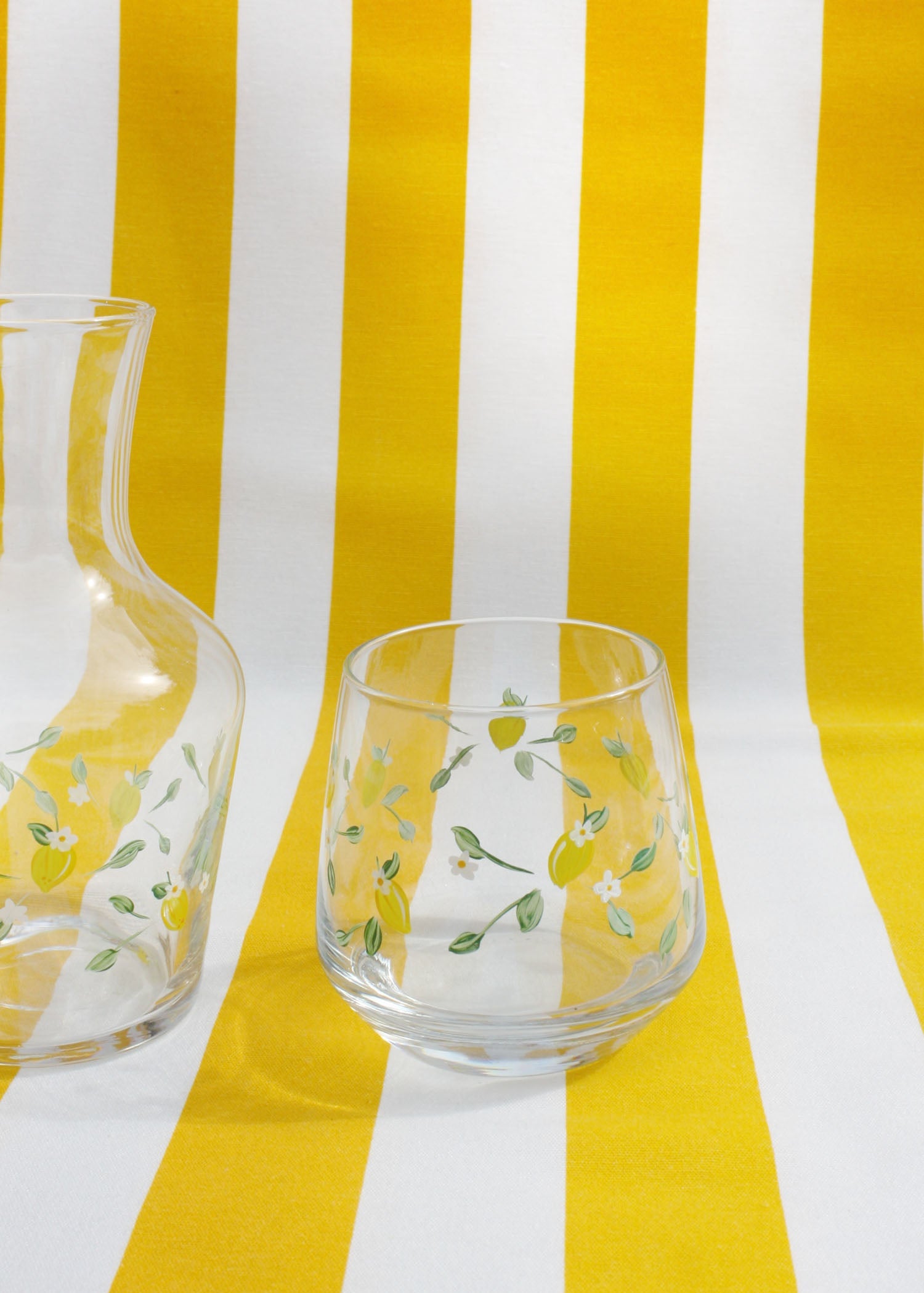 Limoncello carafe & glass set