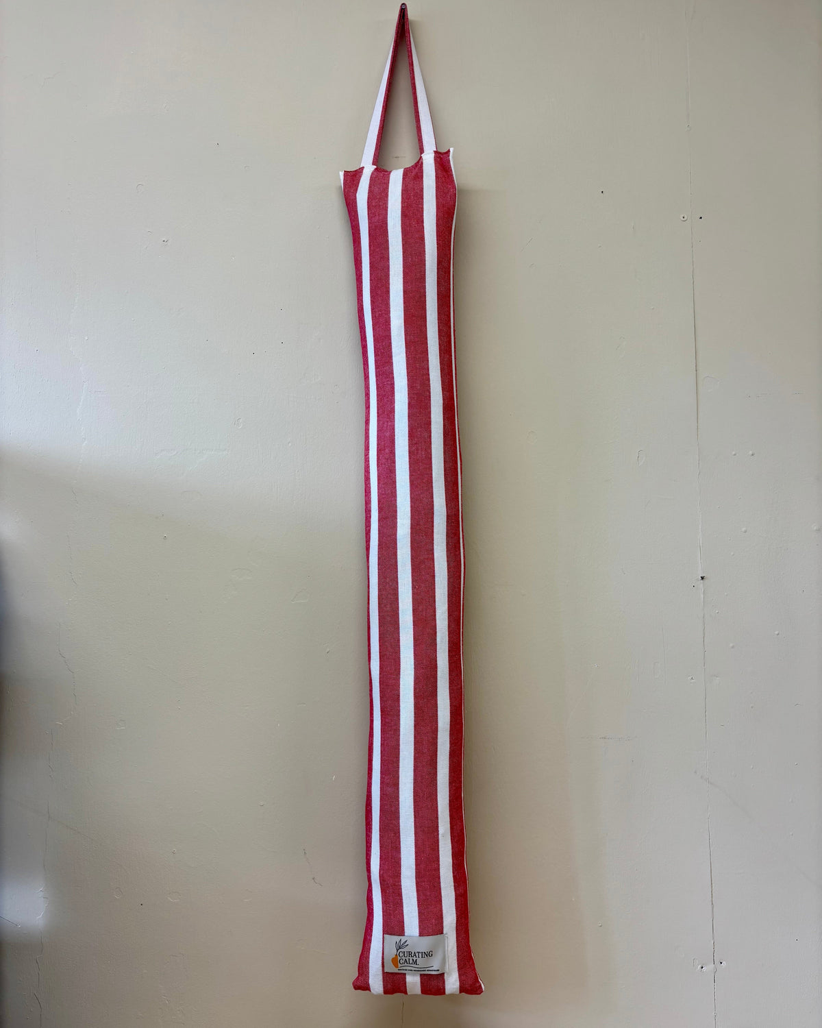 Draught Excluder - red stripe