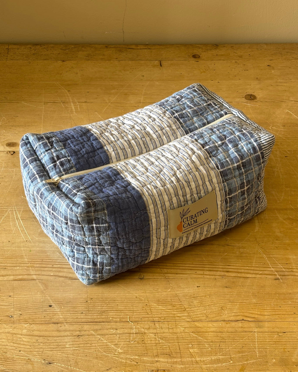 Vintage Quilt Wash Bag 06 – Large