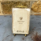 Antique French Ormolu and Glass Photo Frame