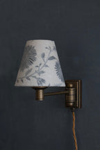 CANDLE CLIP LAMPSHADE ~ MOONPENNY FLAX FLOWER