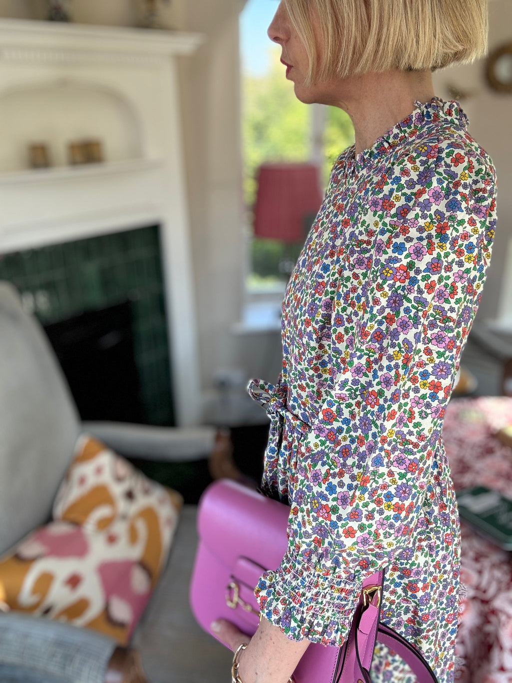 WYSE London cotton printed dress