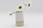 Dipped glaze ceramic flower posy bud vase