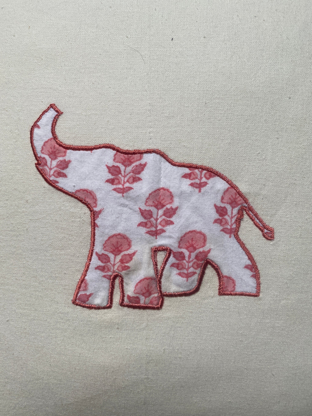 Pink Elephant Cushion Cover