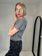 BIMBA Y LOLA animal print trousers