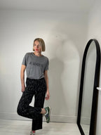 BIMBA Y LOLA animal print trousers