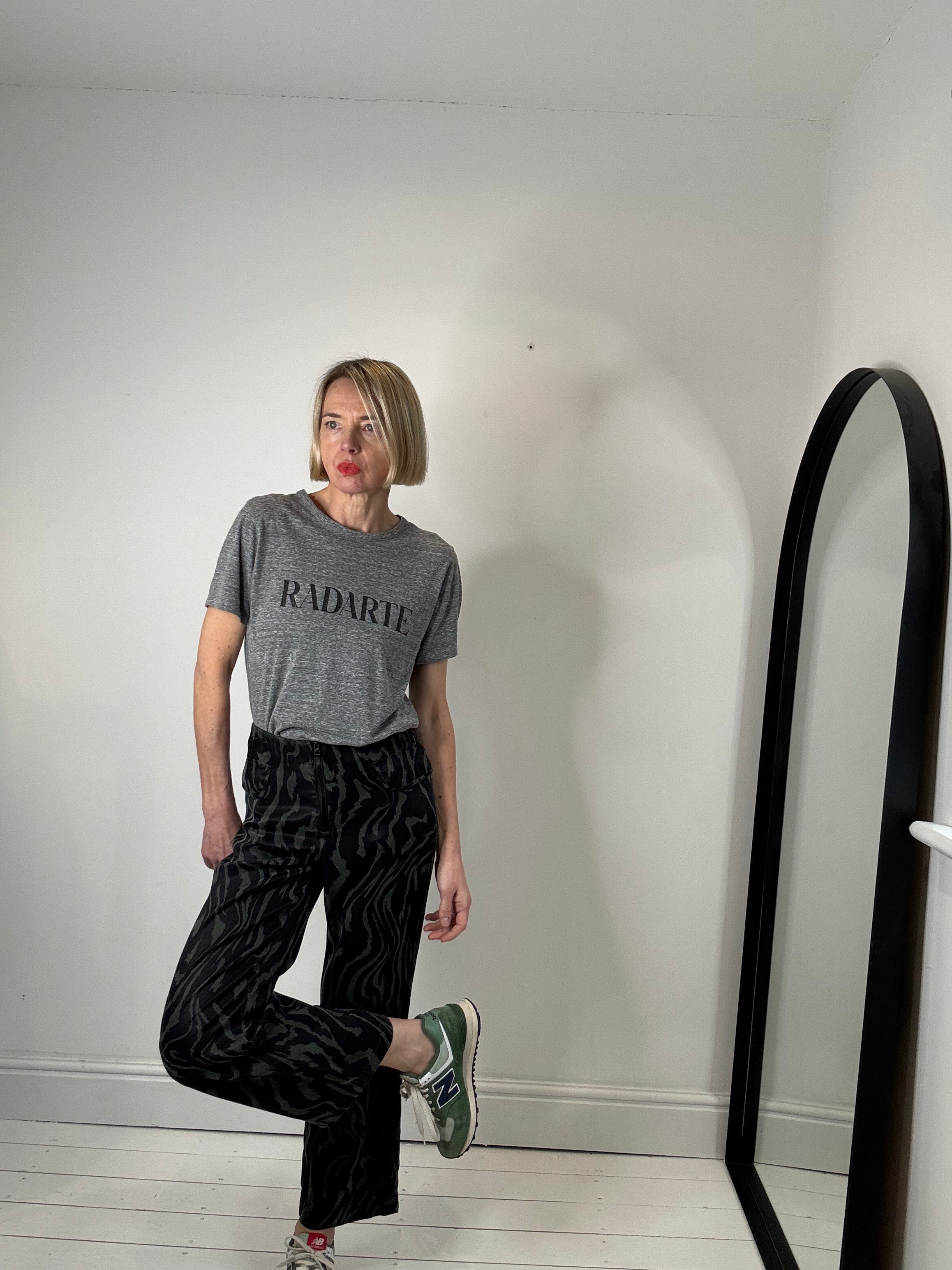 BIMBA Y LOLA animal print trousers