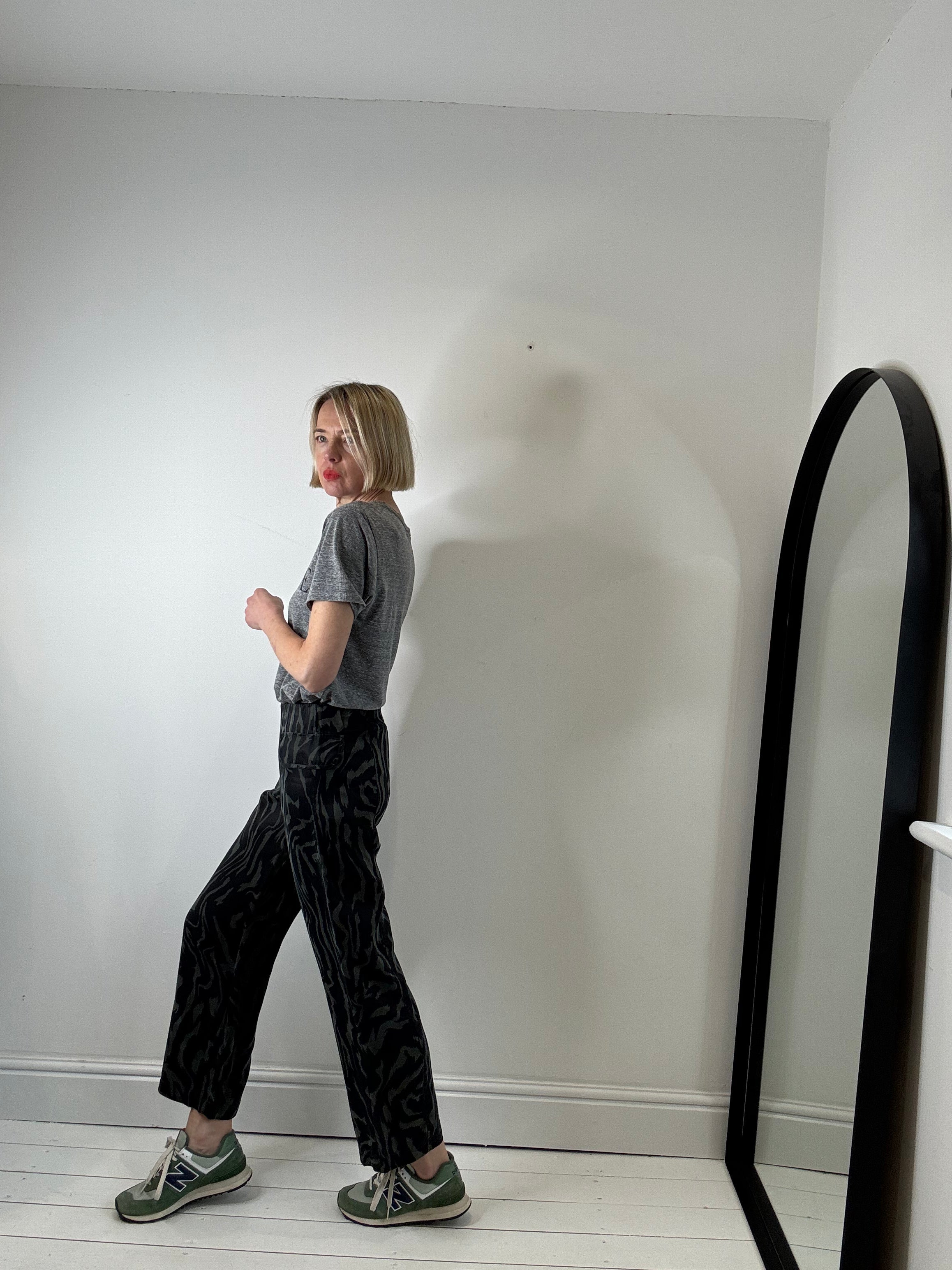 BIMBA Y LOLA animal print trousers