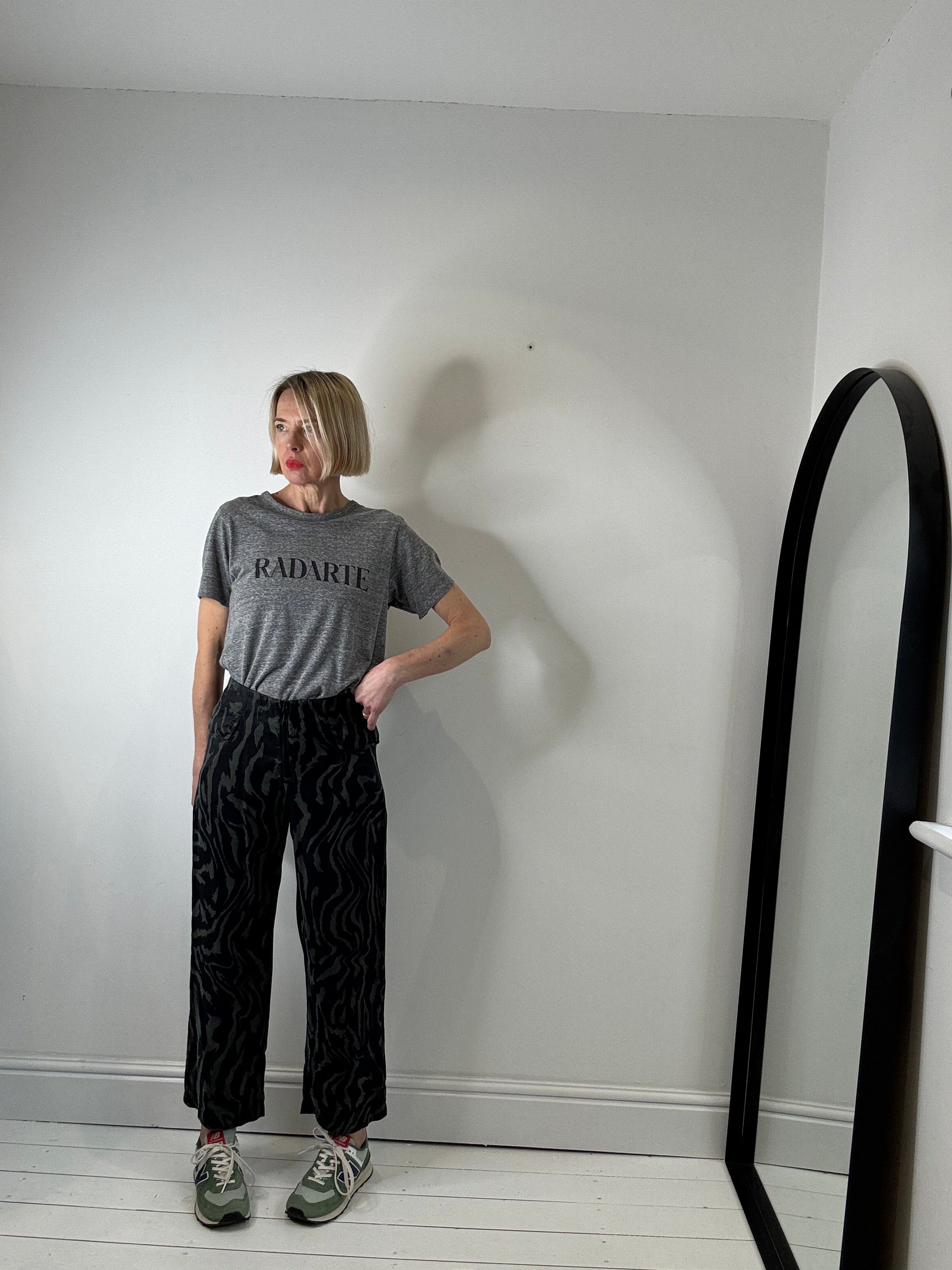 BIMBA Y LOLA animal print trousers