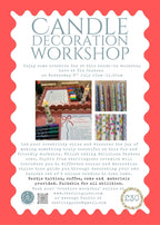 Creative Candle Decorating Workshop at The Canteen Cafe, Nailsworth