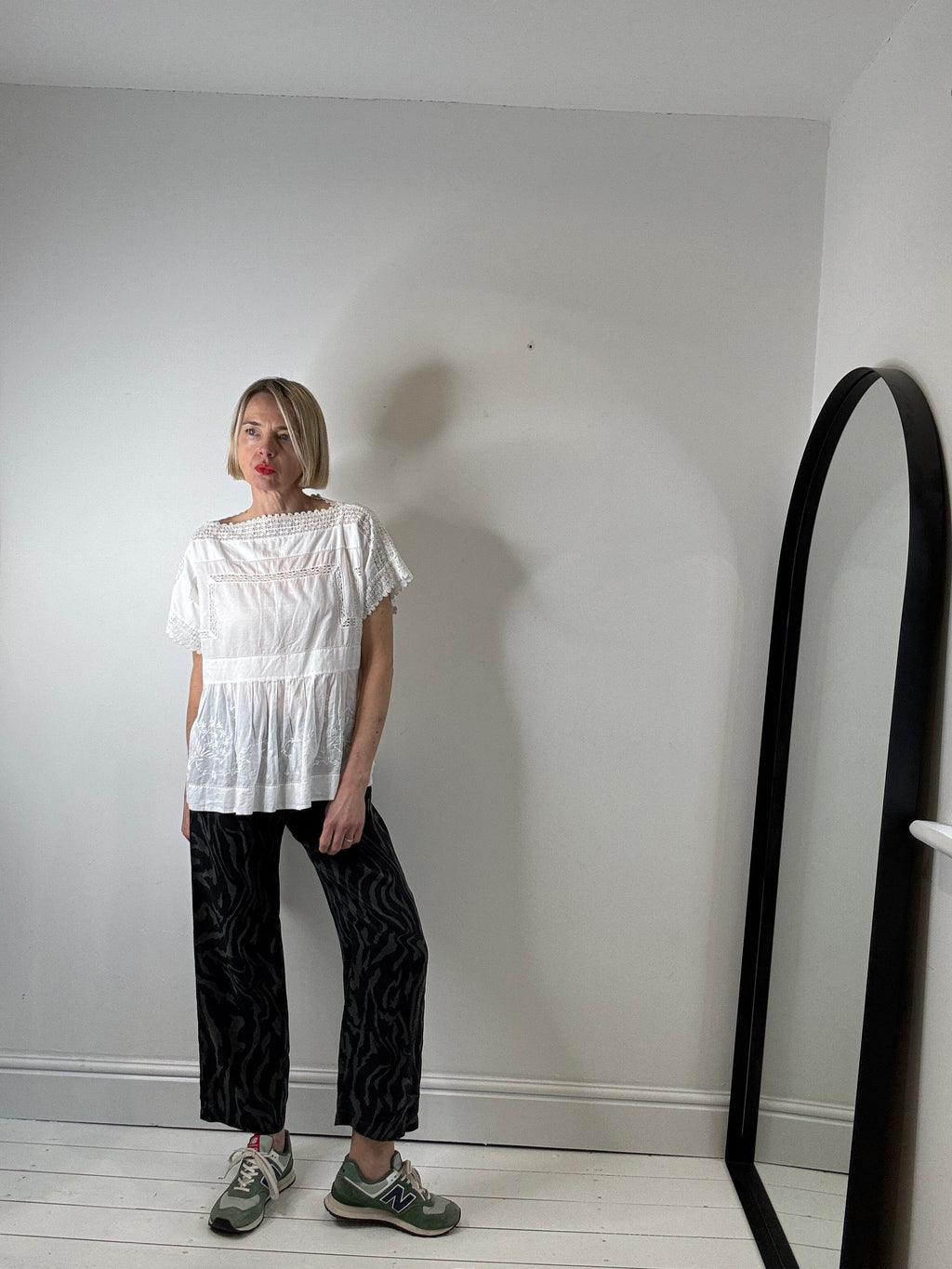 BIMBA Y LOLA animal print trousers