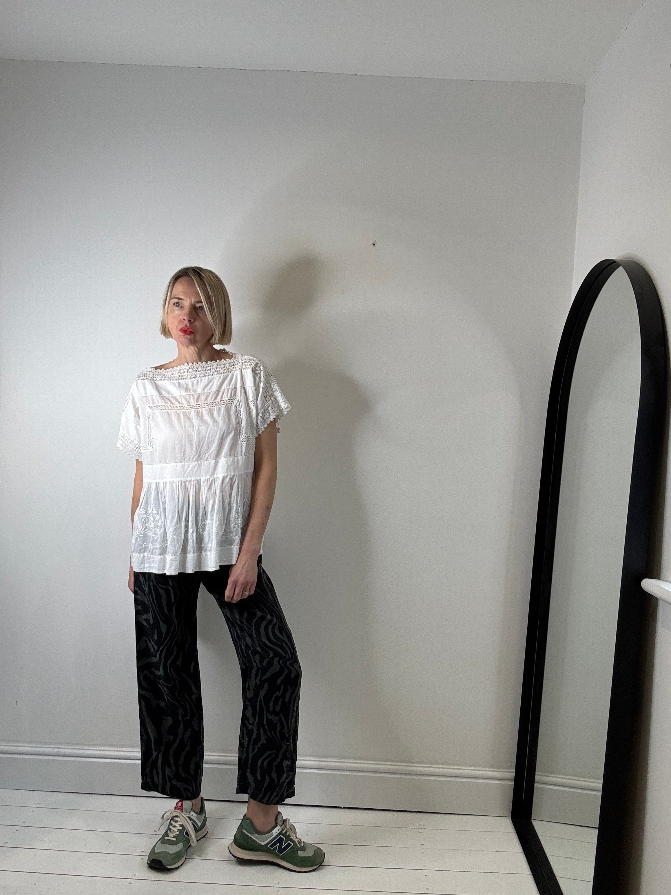 BIMBA Y LOLA animal print trousers