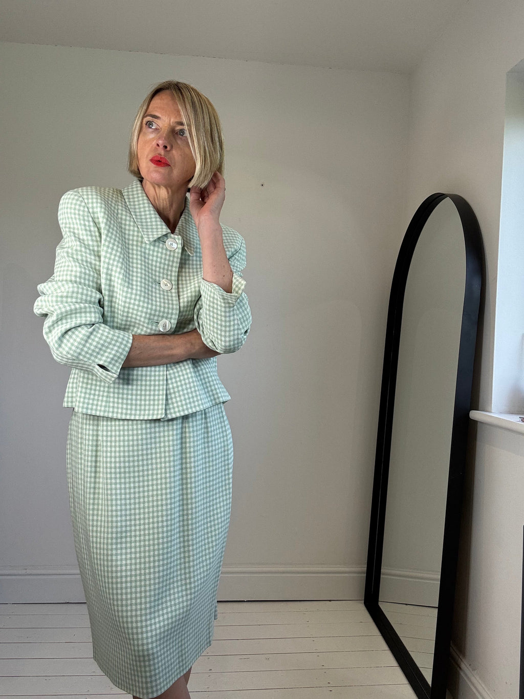 VINTAGE AQUASCUTUM check suit