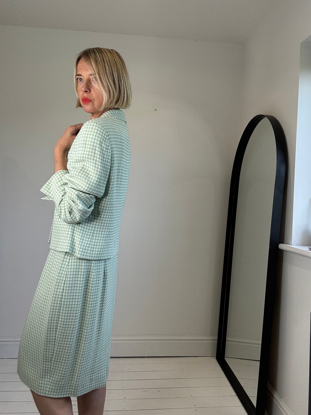 VINTAGE AQUASCUTUM check suit
