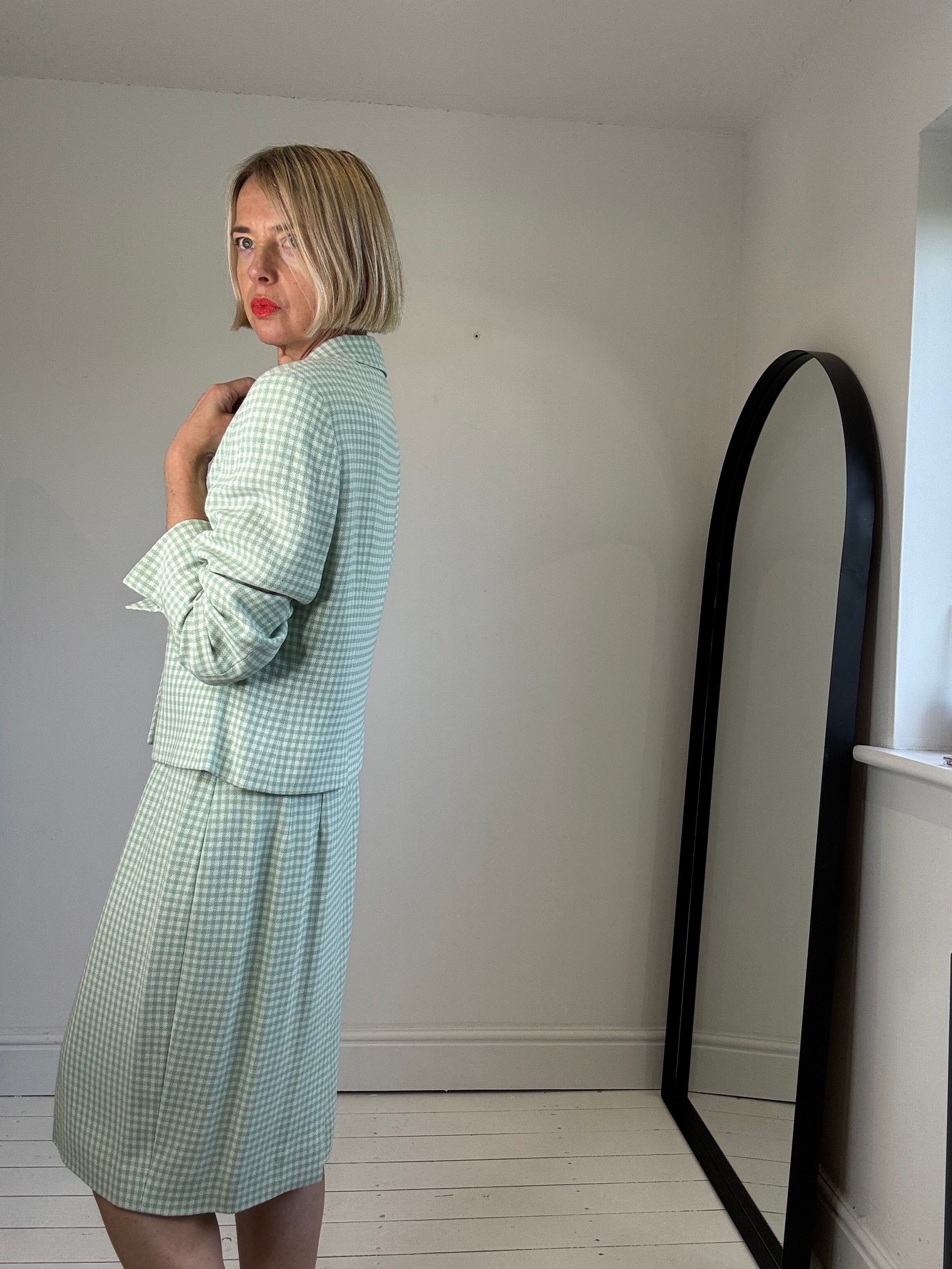 VINTAGE AQUASCUTUM check suit