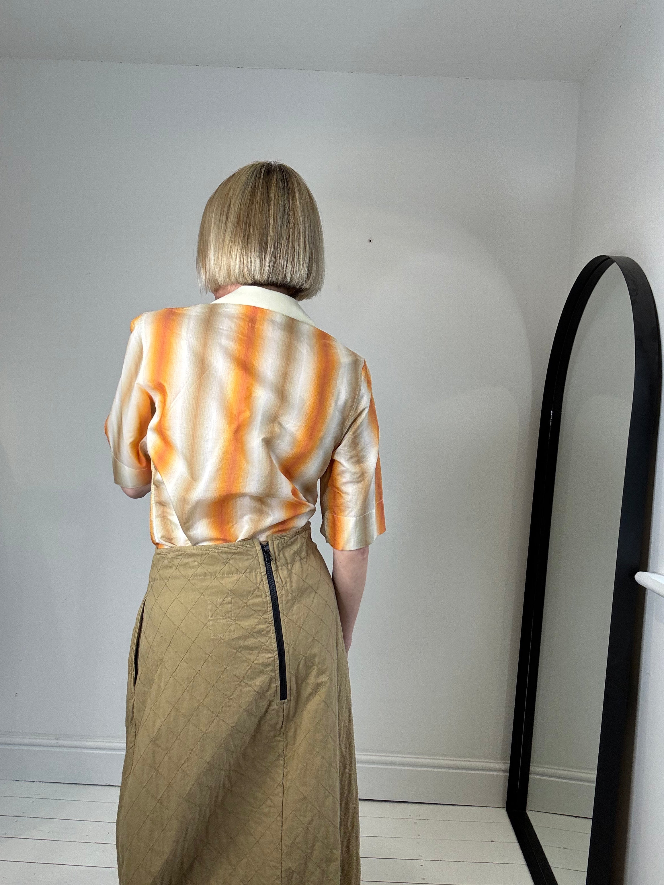 GIRLS OF DUST cotton quilt skirt