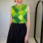 Cotton elasticated waist skirt