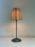 CANDLE CLIP LAMPSHADE WITH TRIM ~ DAISY CHAIN CLAY