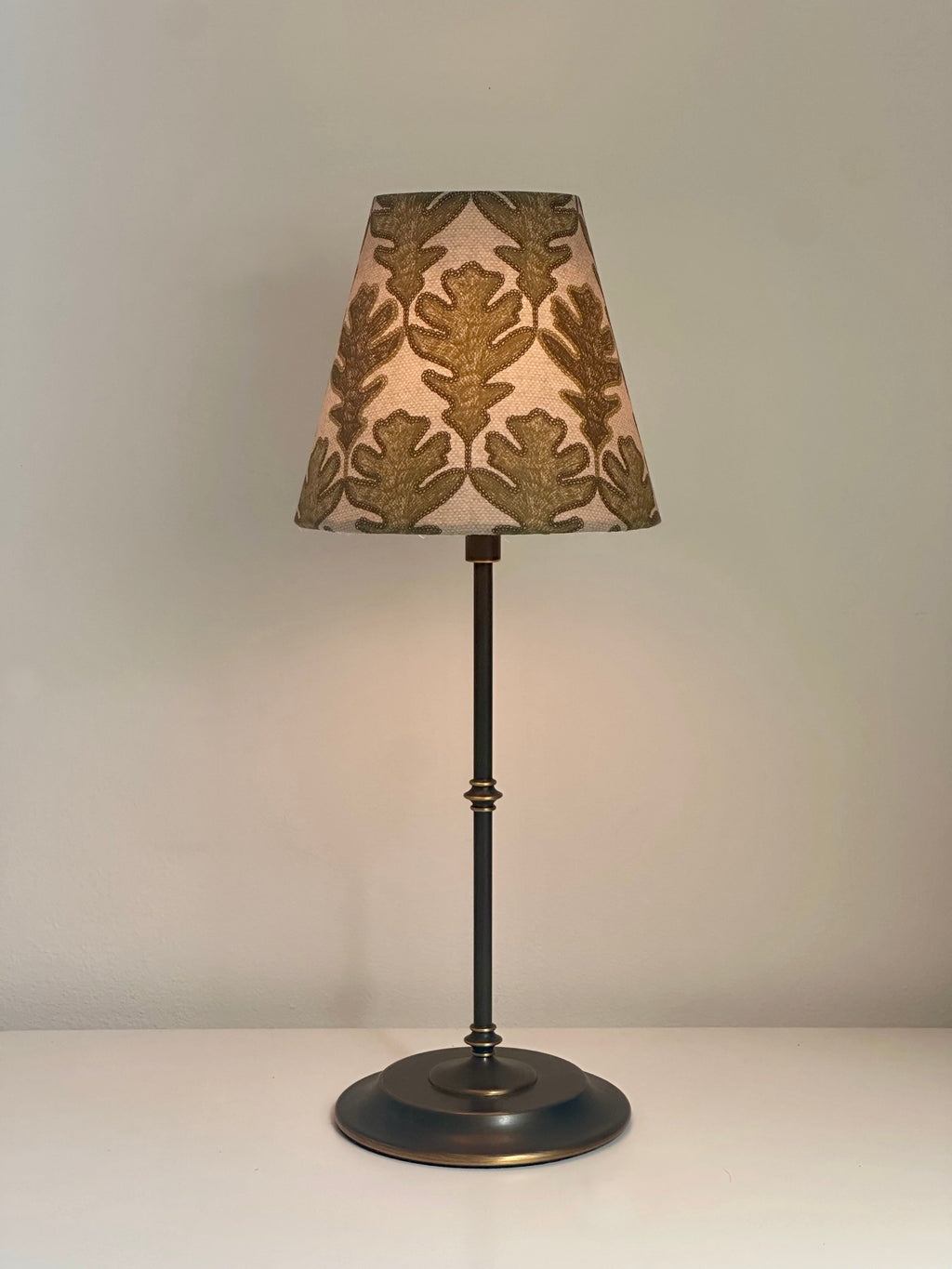 CANDLE CLIP LAMPSHADE ~ BROADLEAF MOSS