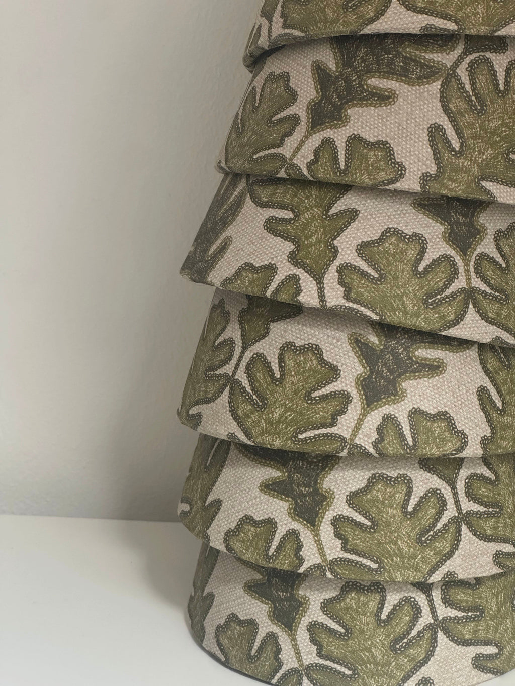 CANDLE CLIP LAMPSHADE ~ BROADLEAF MOSS
