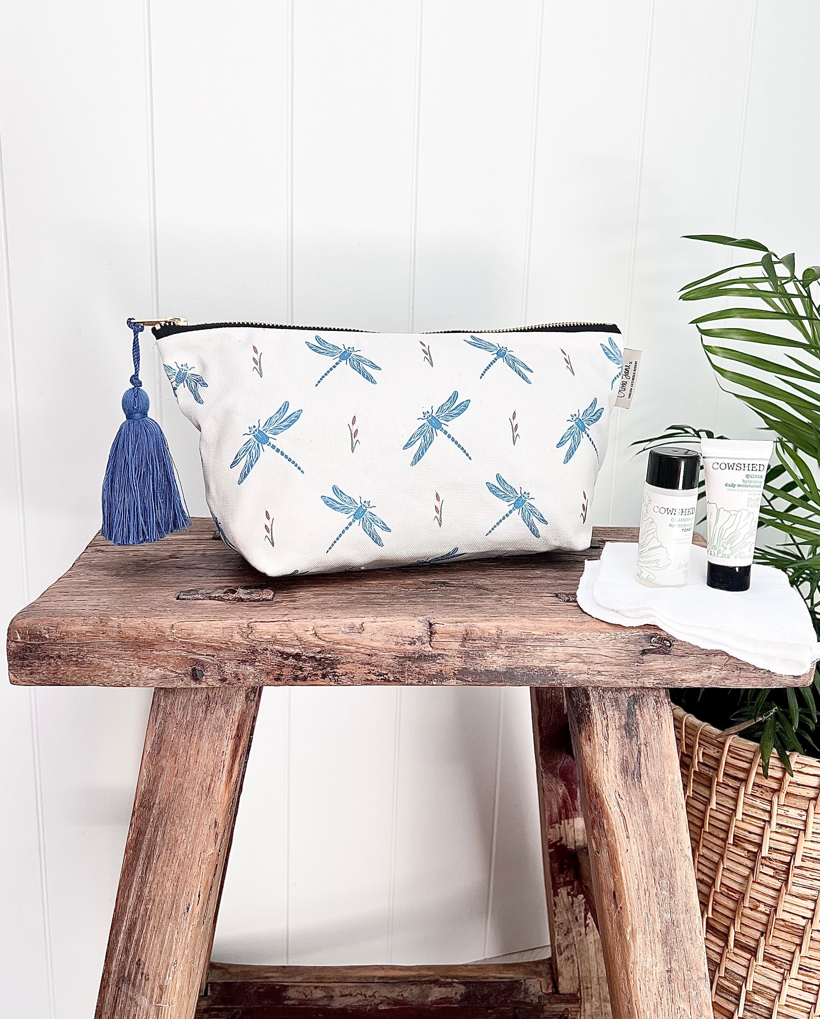 Washbag - 'Dancing with wings' Dragonfly