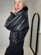 Leather aviator