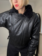 Leather aviator