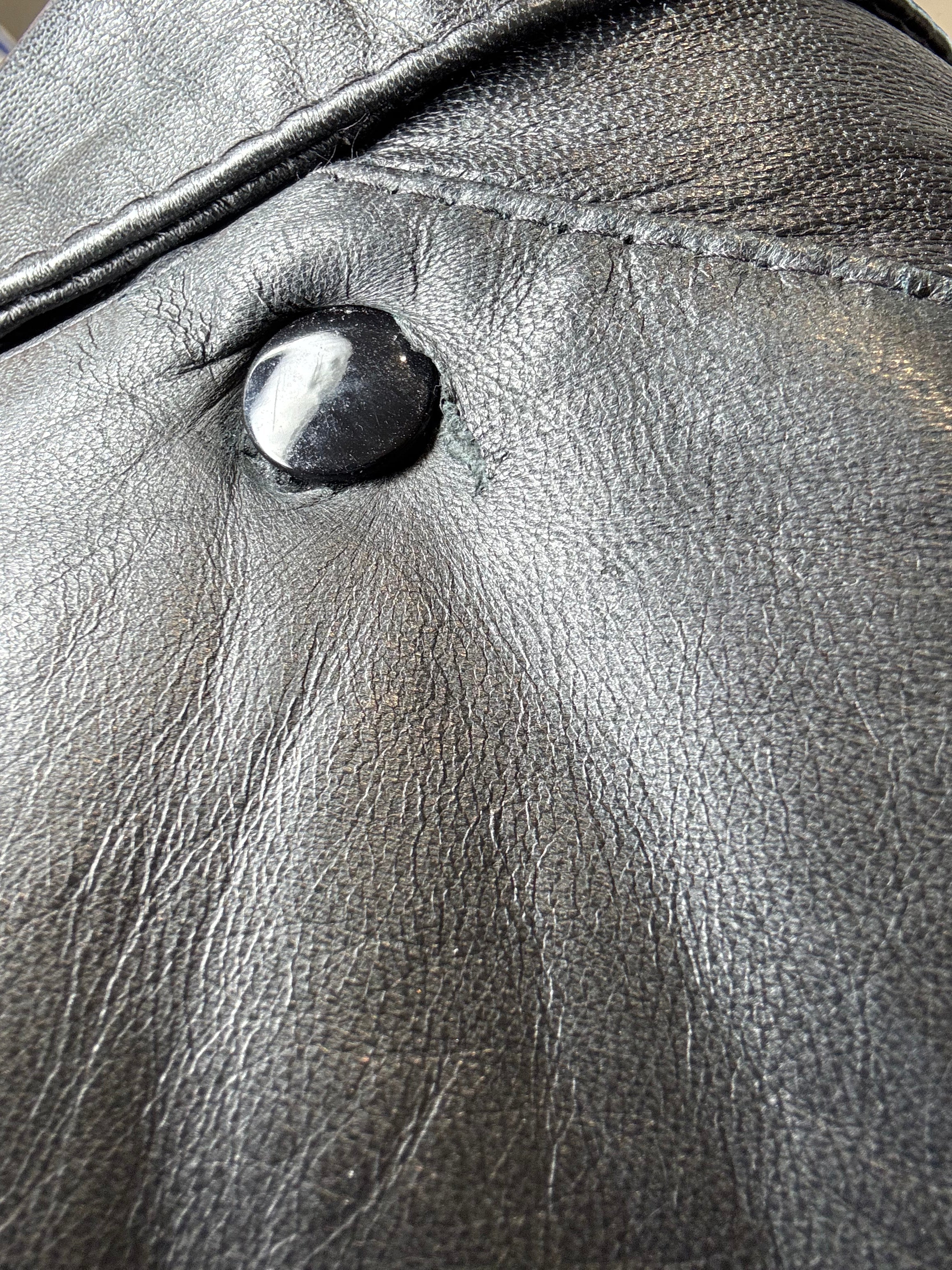 Leather aviator