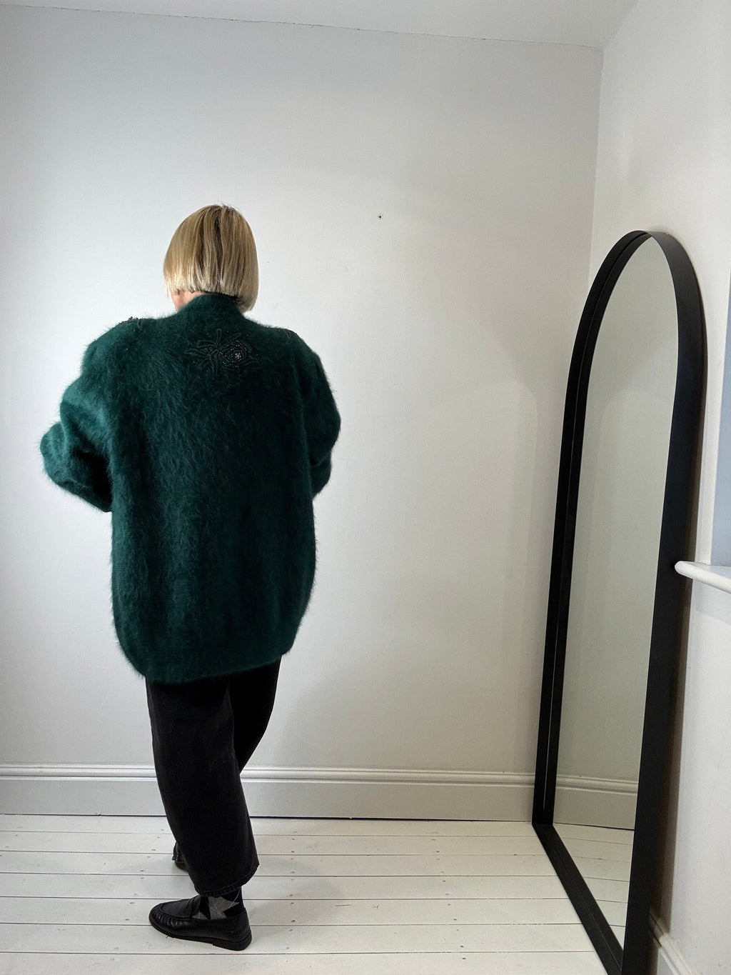 VINTAGE fluffy cardigan
