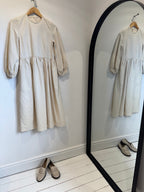 &DAUGHTER Rosalie organic cotton jacquard midi dress