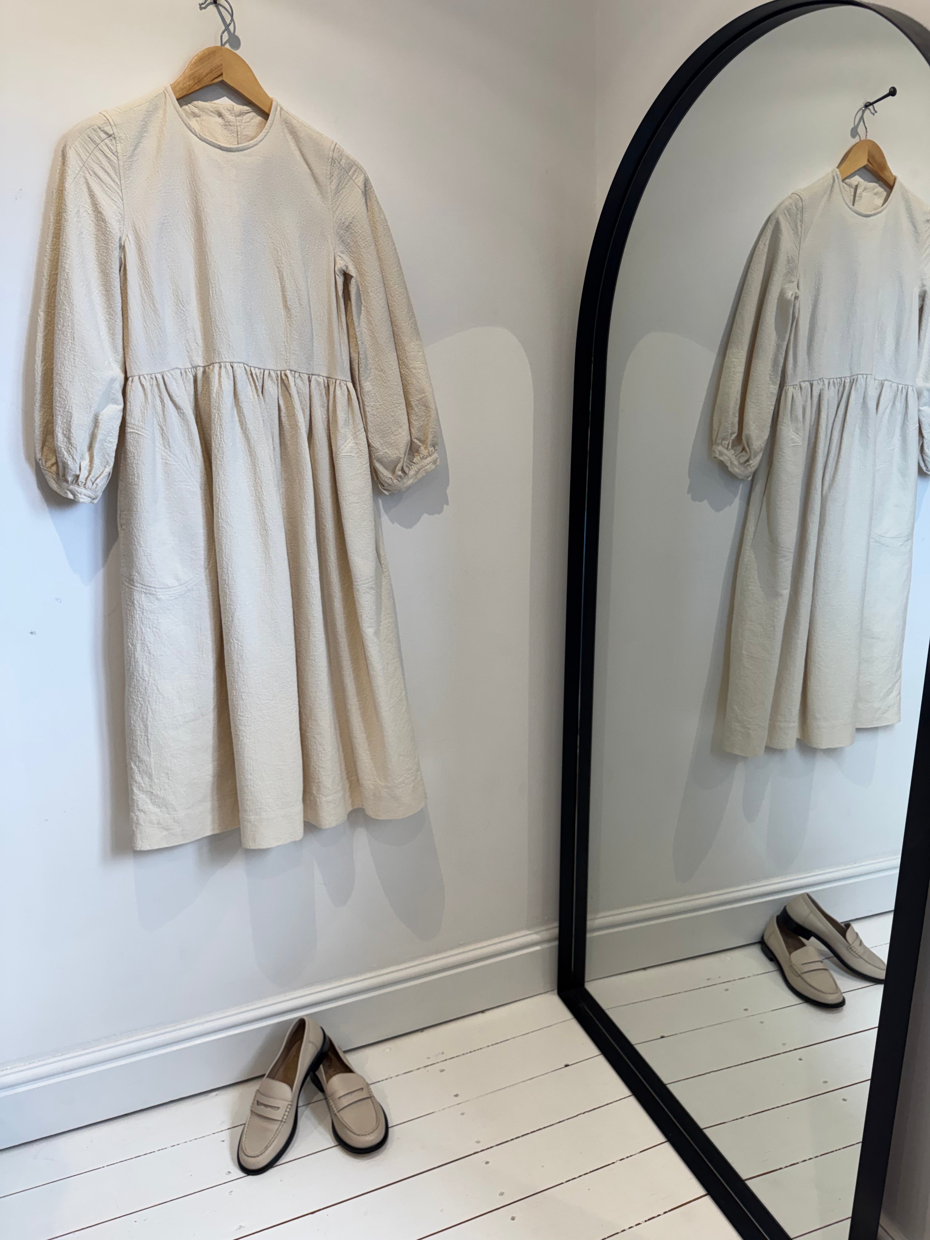 &DAUGHTER Rosalie organic cotton jacquard midi dress