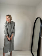 BLUE BARN LIFE Irish linen shirt dress