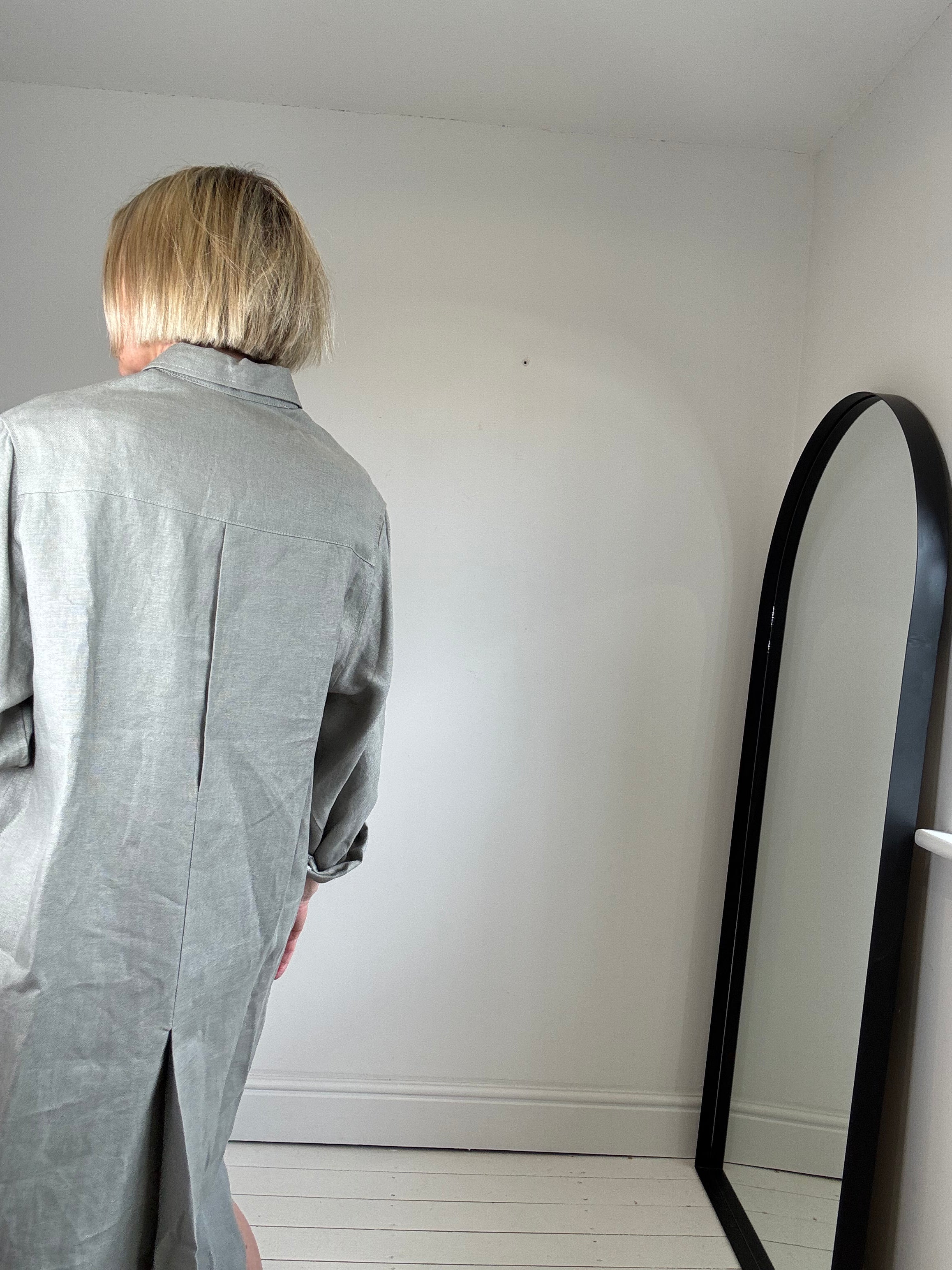 BLUE BARN LIFE Irish linen shirt dress
