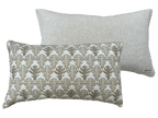 OBLONG CUSHION ~ BROADLEAF CLAY