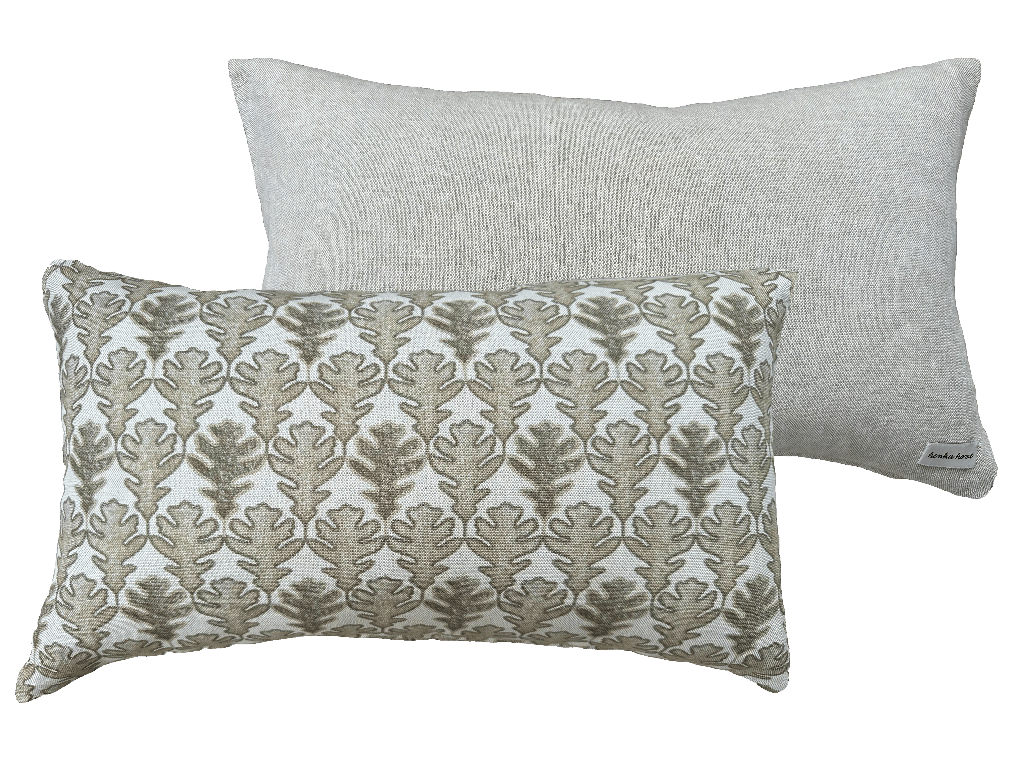 OBLONG CUSHION ~ BROADLEAF CLAY