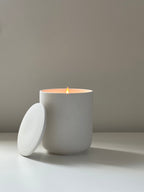 CERAMIC CANDLE ~ MOROCCAN ROSE