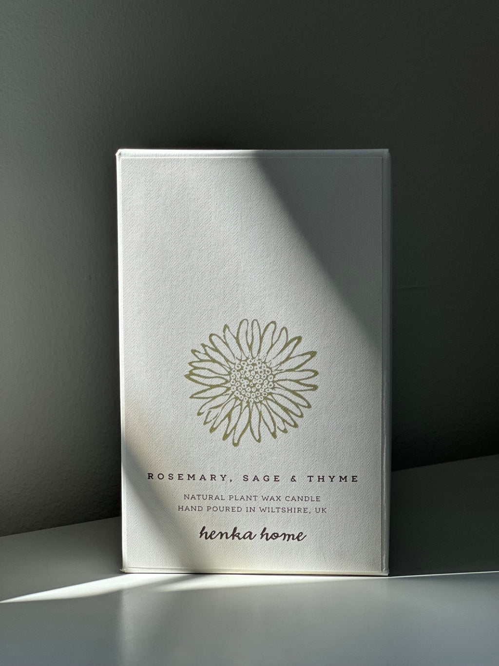 CERAMIC CANDLE ~ ROSEMARY, SAGE & THYME